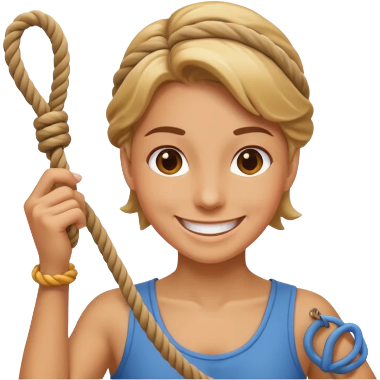 emoji person pulling a rope emoji