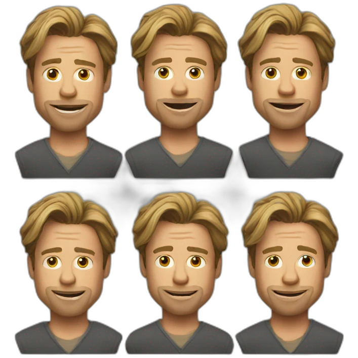 brad pitt emoji