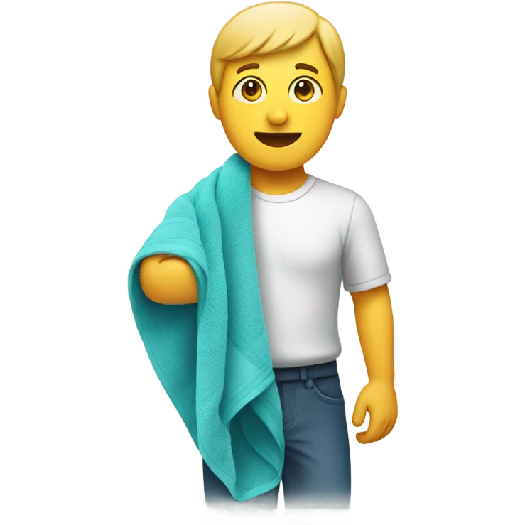 towel on hand emoji