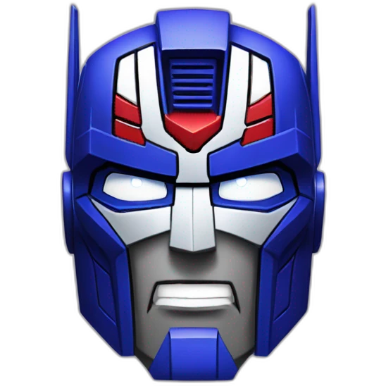 Optimus Prime face emoji