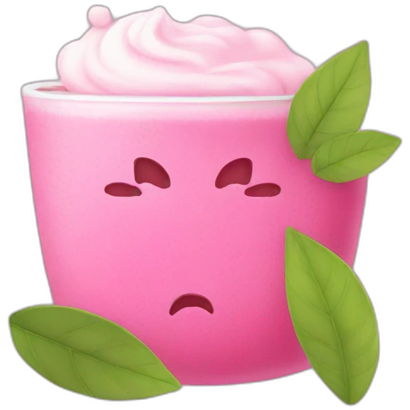 Pink matcha  emoji