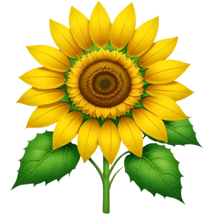 Christmas Sunflower emoji