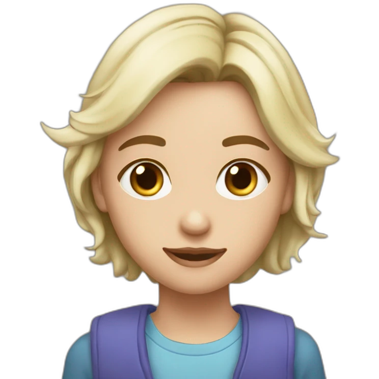 Девушка с короной и маникюром emoji