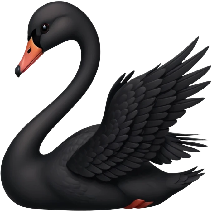Black swan emoji