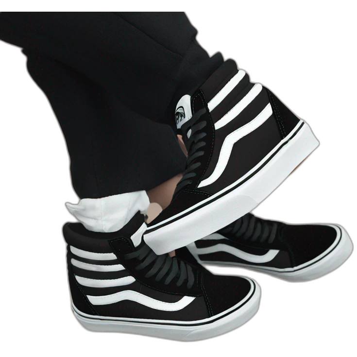 vans black old skool emoji