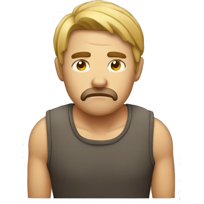 weak tired man emoji
