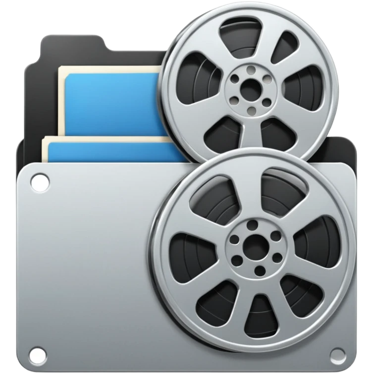 film reel folder emoji