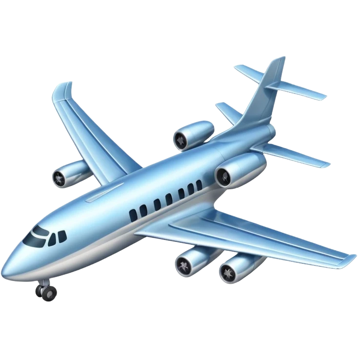 A plane which is flying in left direction emoji