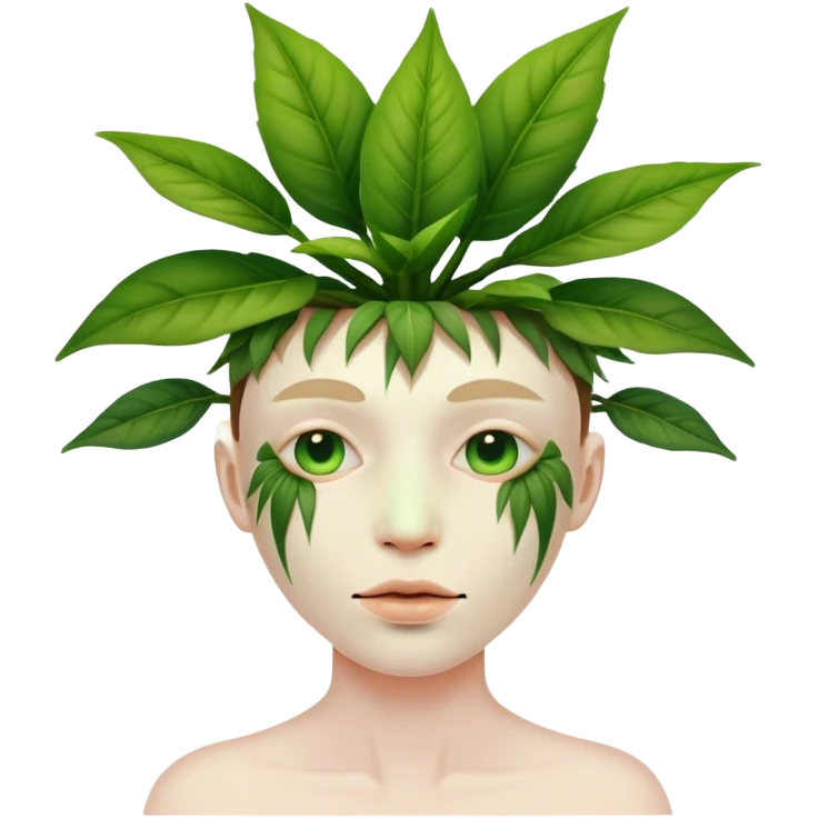 Plant face  emoji