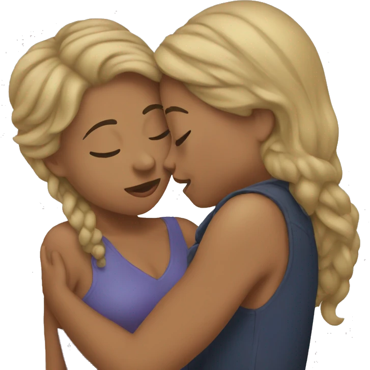 Lesbian kiss emoji