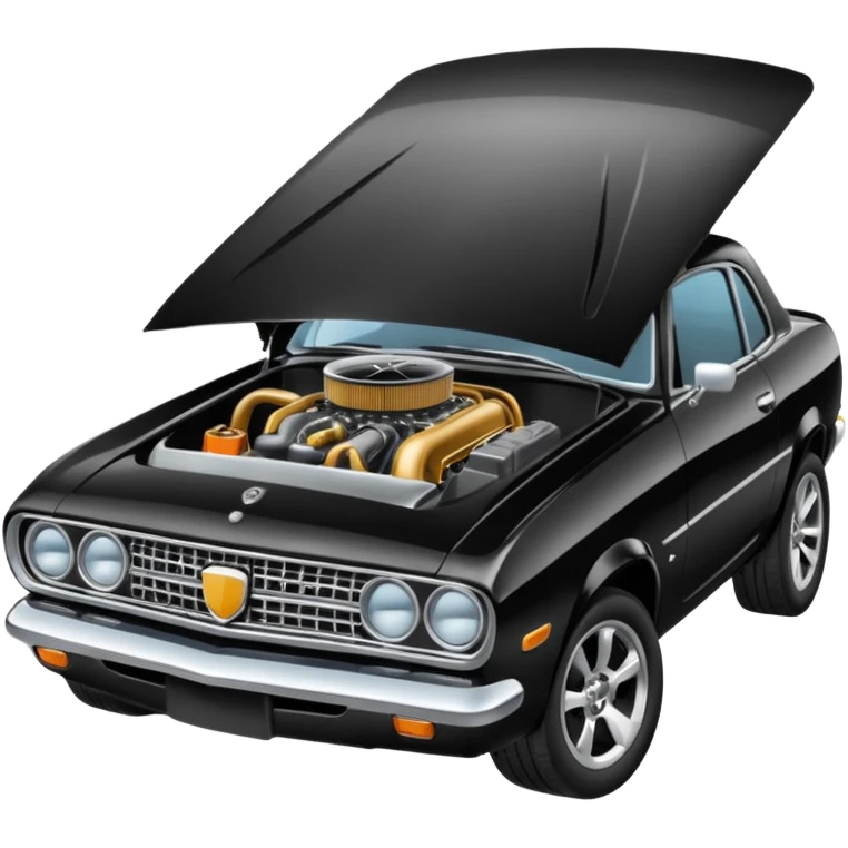 Open car hood emoji