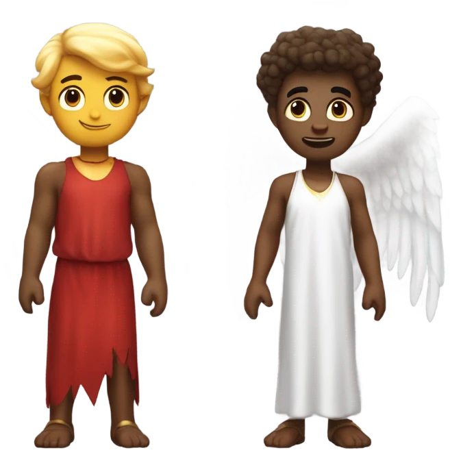 Angel + Devil emoji