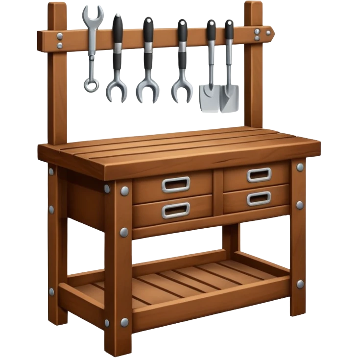 Wooden Tool Bench emoji