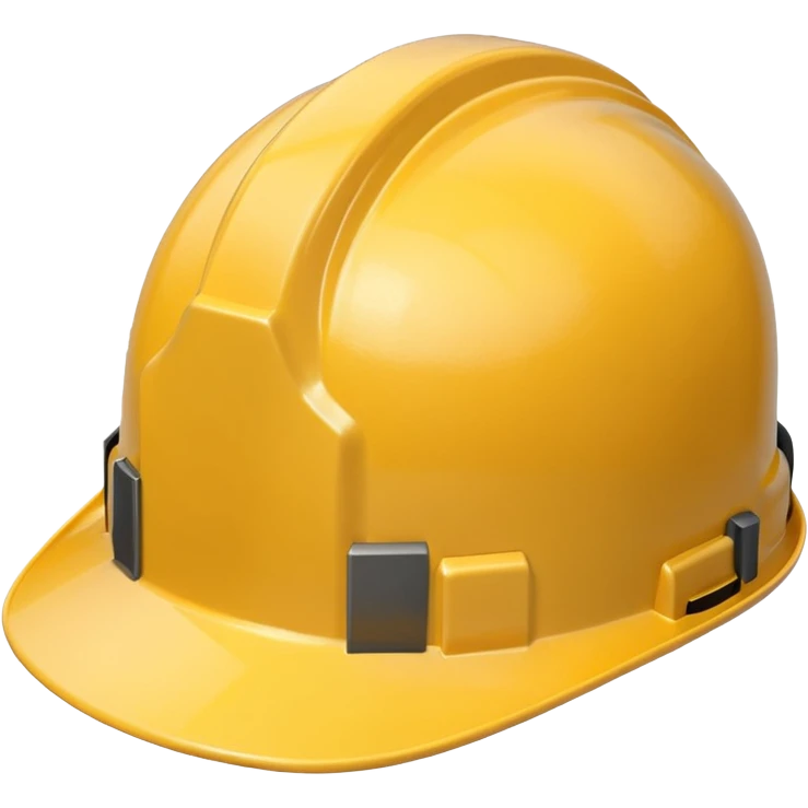 front view, construction helmet emoji