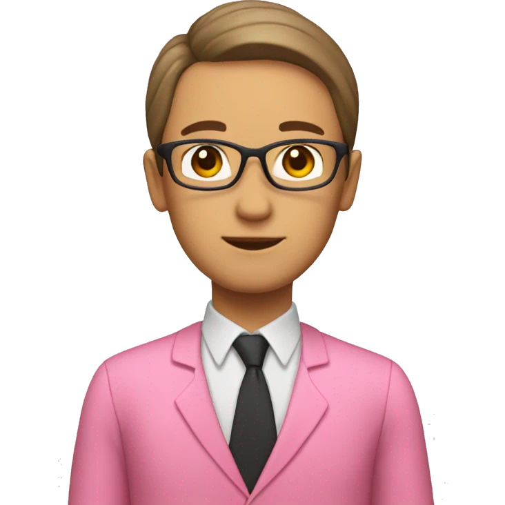 teacher pink dashi emoji