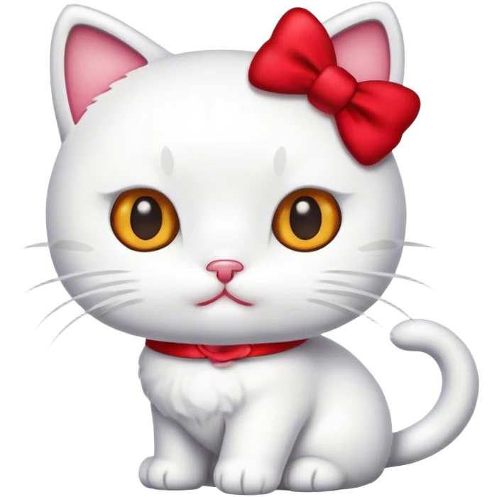  hello Kitty hello kitty SANRIO, with a spoolie  emoji