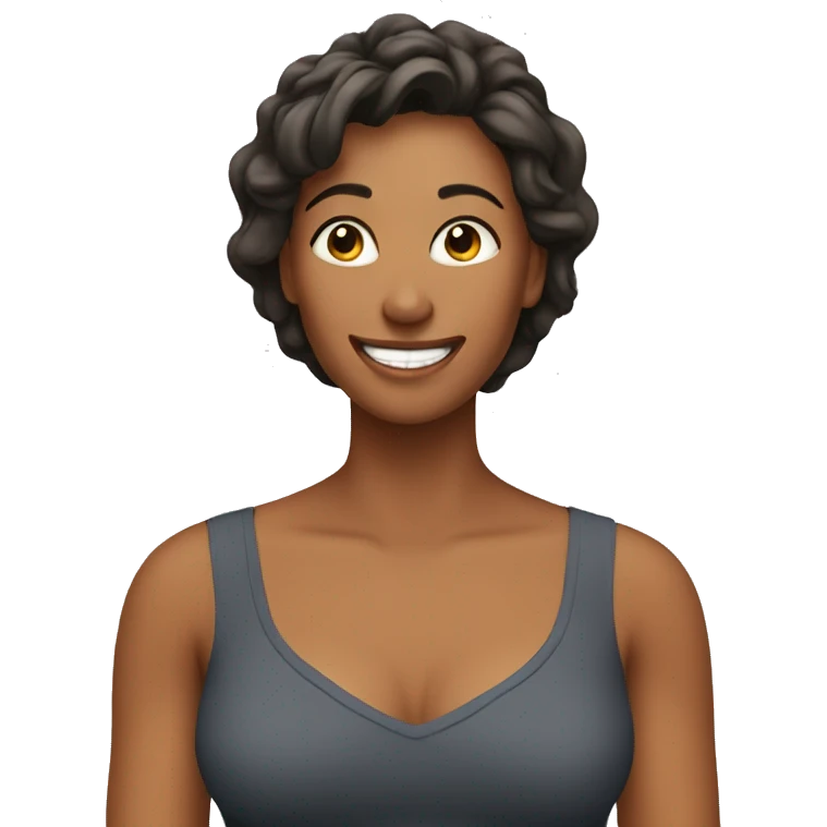 Mom happy emoji