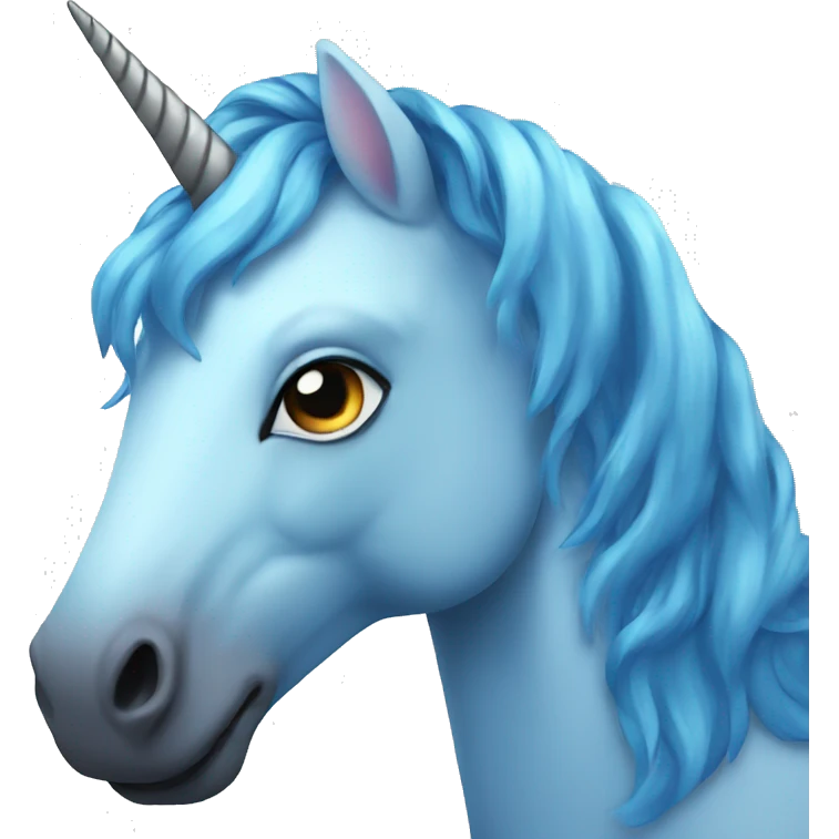 Blue Unicorn emoji