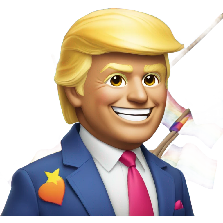Gay Trump  emoji