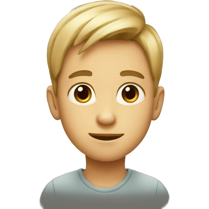 Boy with  big ear emoji
