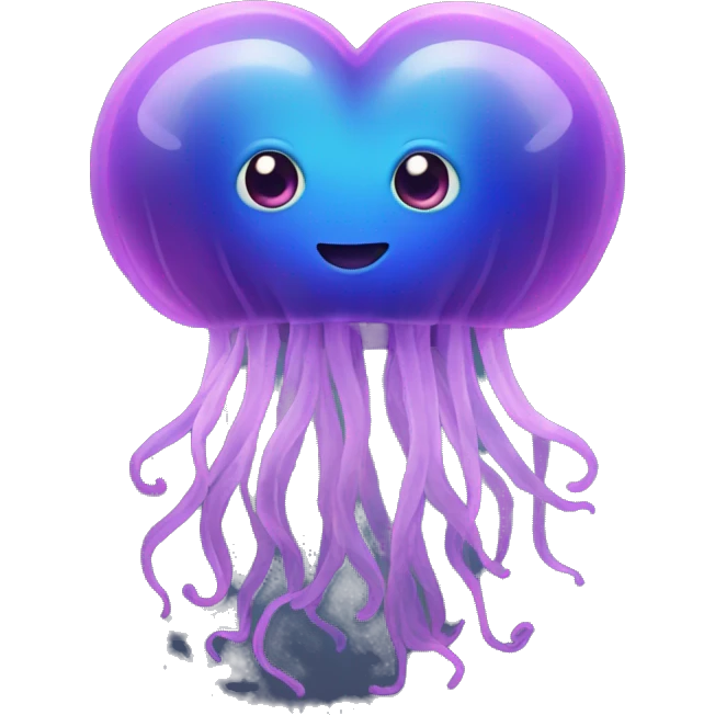 Jellyfish heart  emoji