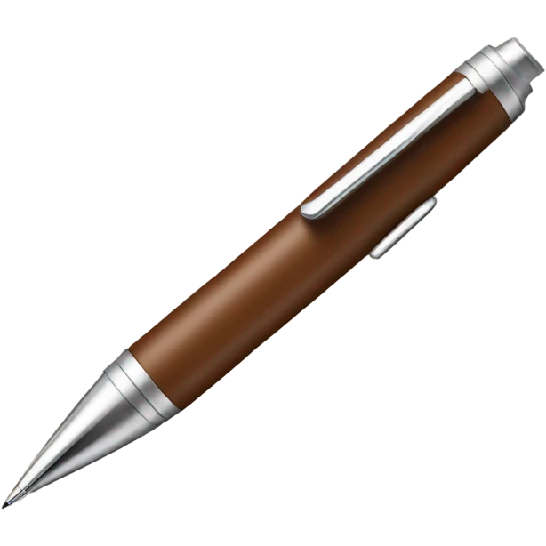brown pen emoji