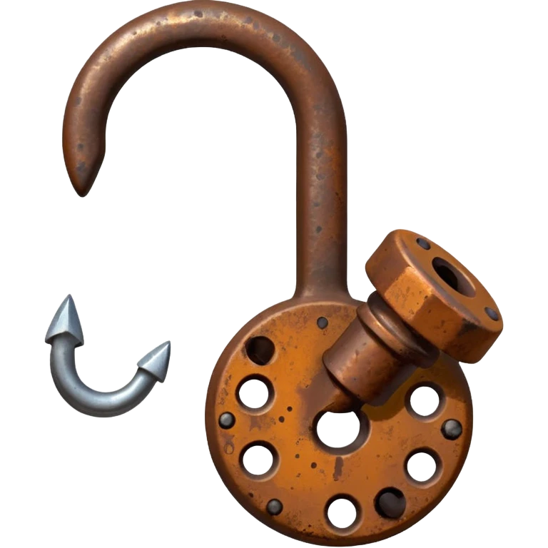weak rusty hook emoji