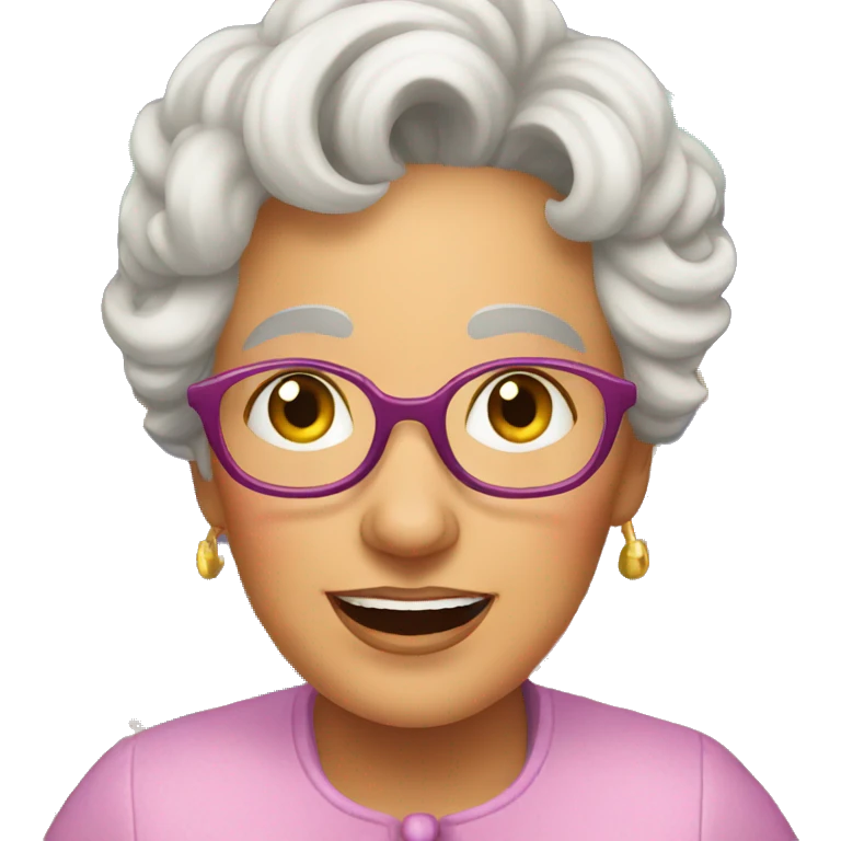 grandmothers on the carousel emoji