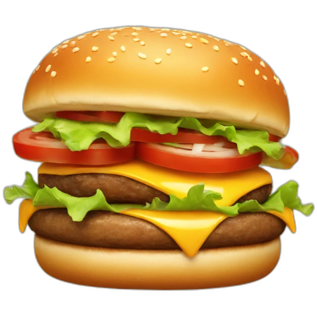 Solo flame burger emoji