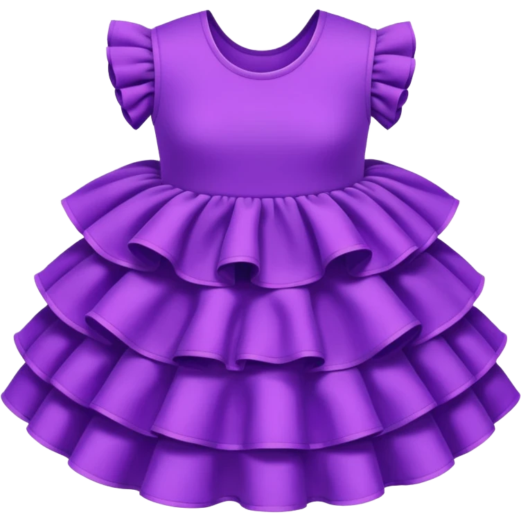 Neon purple ruffles emoji