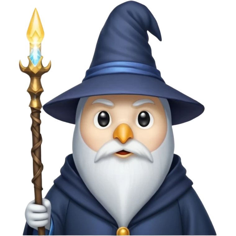 Penguin Wizard emoji