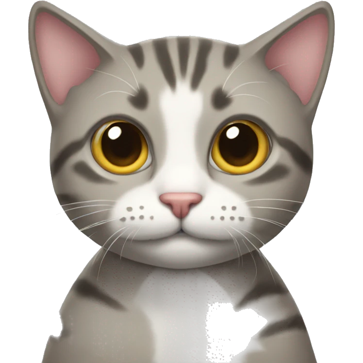 Cat with gofri emoji