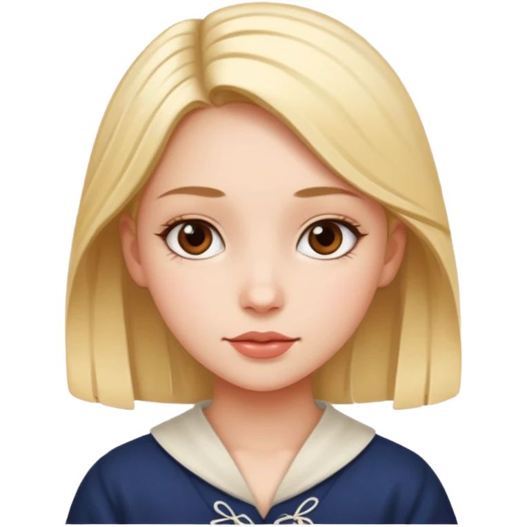 girl with Calligraphy emoji