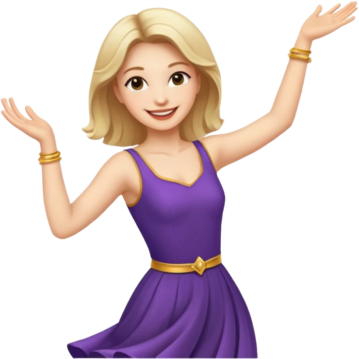 танцующая женщина emoji