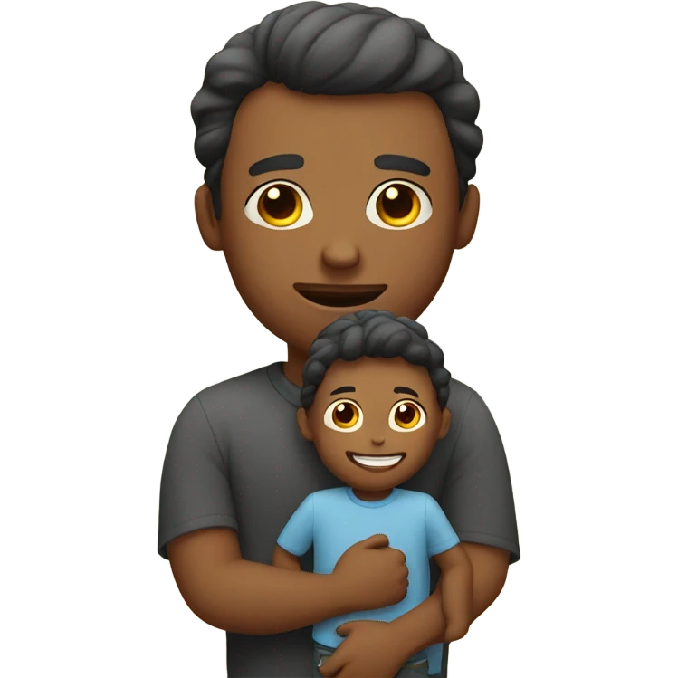 Dad with son emoji