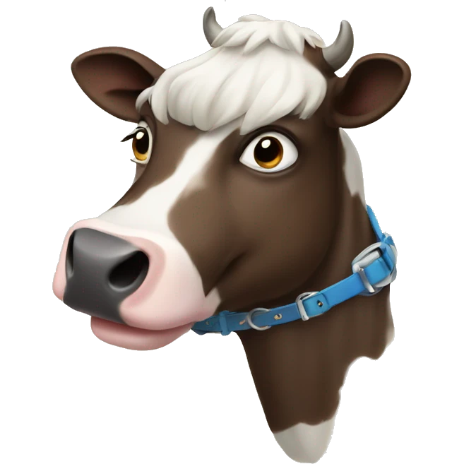  Cow with halter  emoji