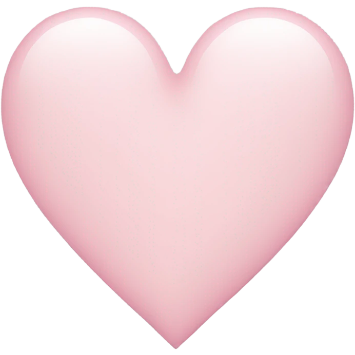 Light pink heart  emoji