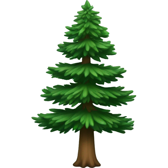 noble fir tree emoji