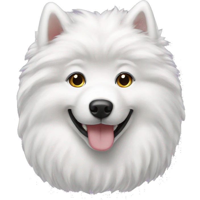 girl samoyed dog emoji emoji