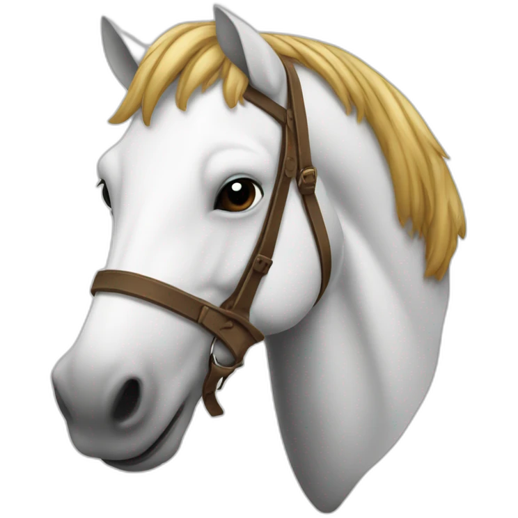 Cheval sur souris emoji