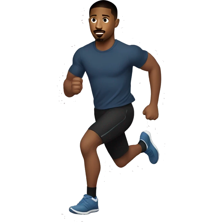 Michael B. Jordan running emoji