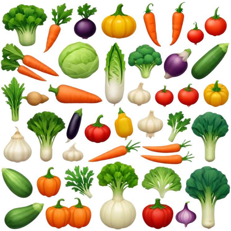 assorted vegetables emoji
