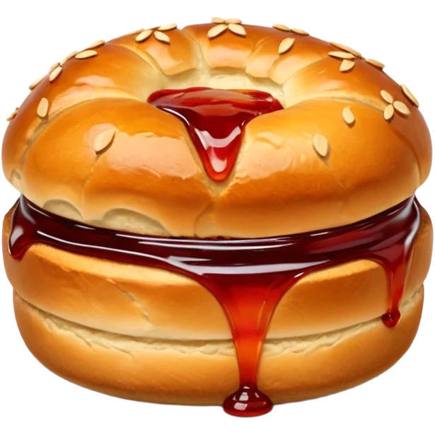 brötchen mit marmelade emoji