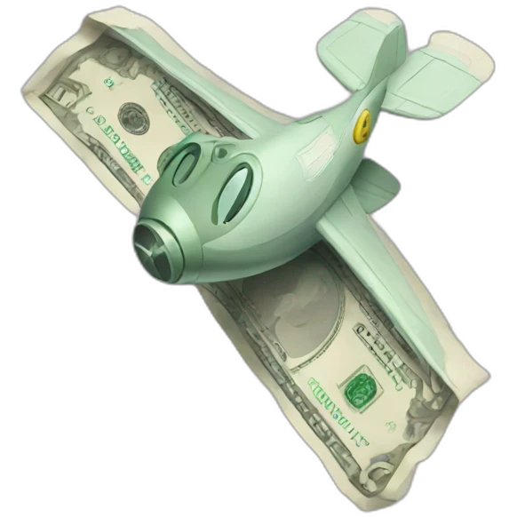 flying money emoji