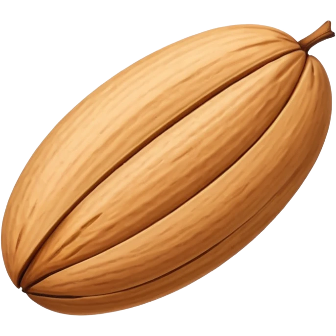 One almond and with 3 grains of oats emoji