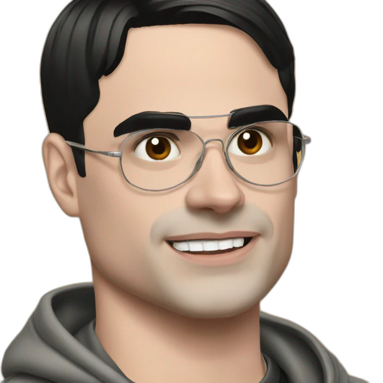 ben Shapiro as a rapper emoji