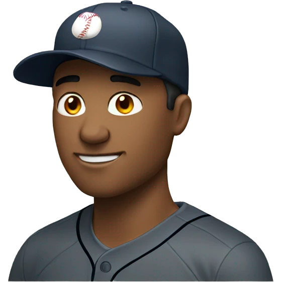 man with baseball hat emoji
