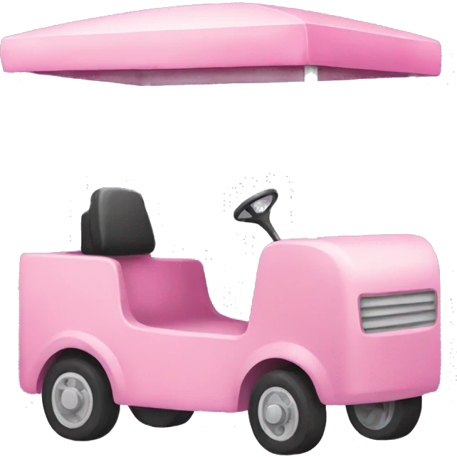 Pink cart  emoji