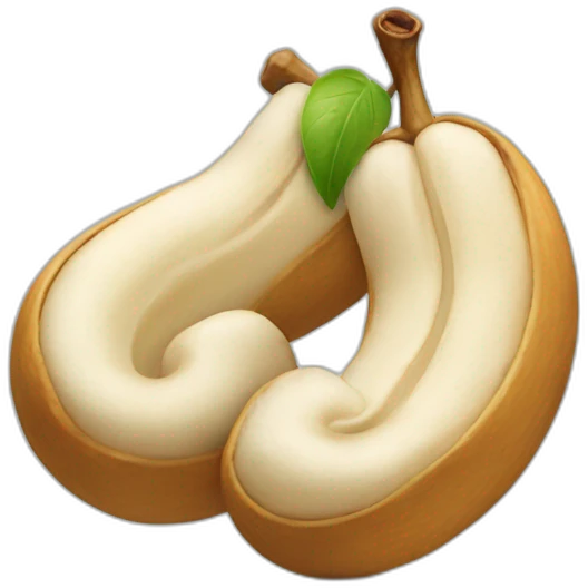 a pair of cashew emoji
