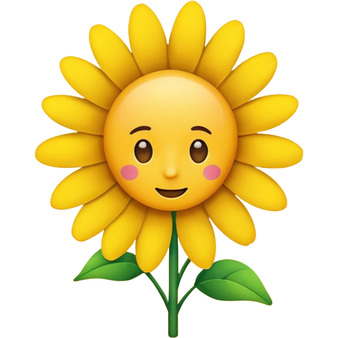 Pop with Yellow Flowers  emoji